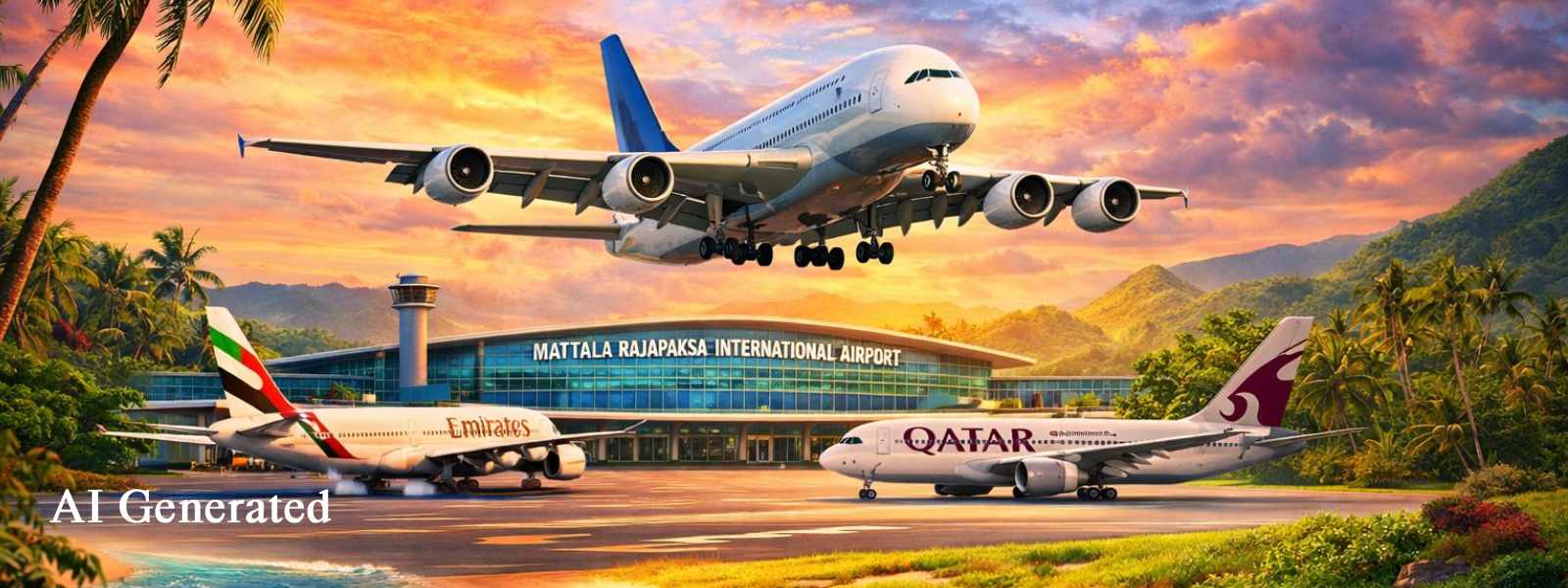 Emirates සහ Qatar Airways මත්තලට?